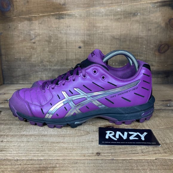 asics purple and black